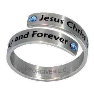 Ježiš ten istý, split - prsteň z chirurgickej ocele (PR71)