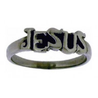 Jesus, 3D dizajn - prsteň z chirurgickej ocele (PR76)