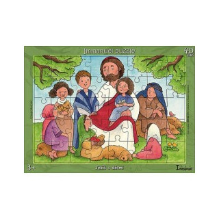 Puzzle - Ježíš s dětmi