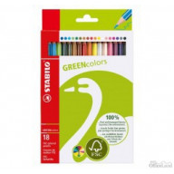 Farebné ceruzky STABILO GREENcolors 18 ks