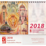 Kalendár 2018 (stolový) Gréckokatolícky