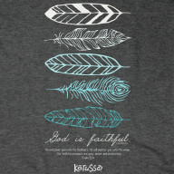 Dámske tričko - Boh je verný (TD076)