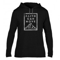 Faith Can Move - Pánska mikina s kapucňou