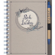 Zápisník s perom - Boh je Láska 
