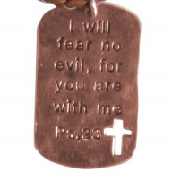 Nebudem sa báť zlého - kresťanský náhrdelník (NH139)