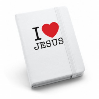 Zápisník A6 I love Jesus