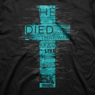 Pánske tričko - Zomrel, aby sme mohli žiť (TP061)