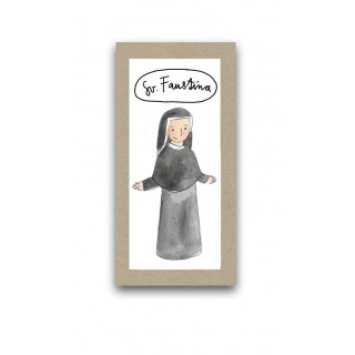 Záložka - Svätá Faustína
