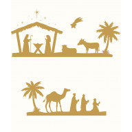 Vianočná nálepka – Betlehem (IN122)