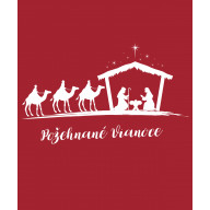 Vianočná nálepka – Betlehem a Požehnané Vianoce (IN123)