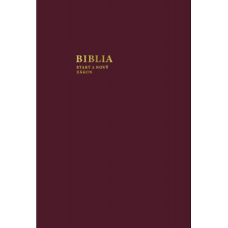 BIBLIA Starý a Nový zákon / SSV - baklažánová