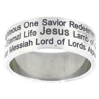 Jesus mená - prsteň z chirurgickej ocele (PR38)