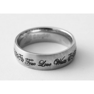 Pravdivá láska 2 - prsteň z chirurg. ocele (PR44)