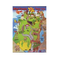 Puzzle z Izraela - detská mapa Izraela 24 ks