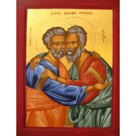 Ikona - Svätý Peter a svätý Andrej (ručne písaná)