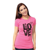 Dámske tričko - Obleč si lásku (TD036) - posledný kus (veľkosť L)