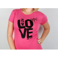 Dámske tričko - Obleč si lásku (TD036) - posledný kus (veľkosť L)